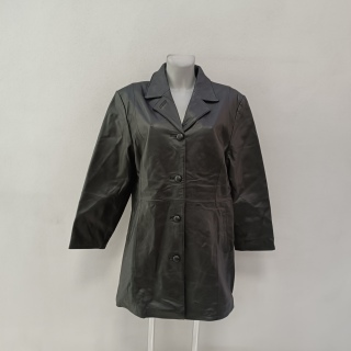 Жакет кожаный женский