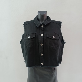 Жилет джинсовый женский